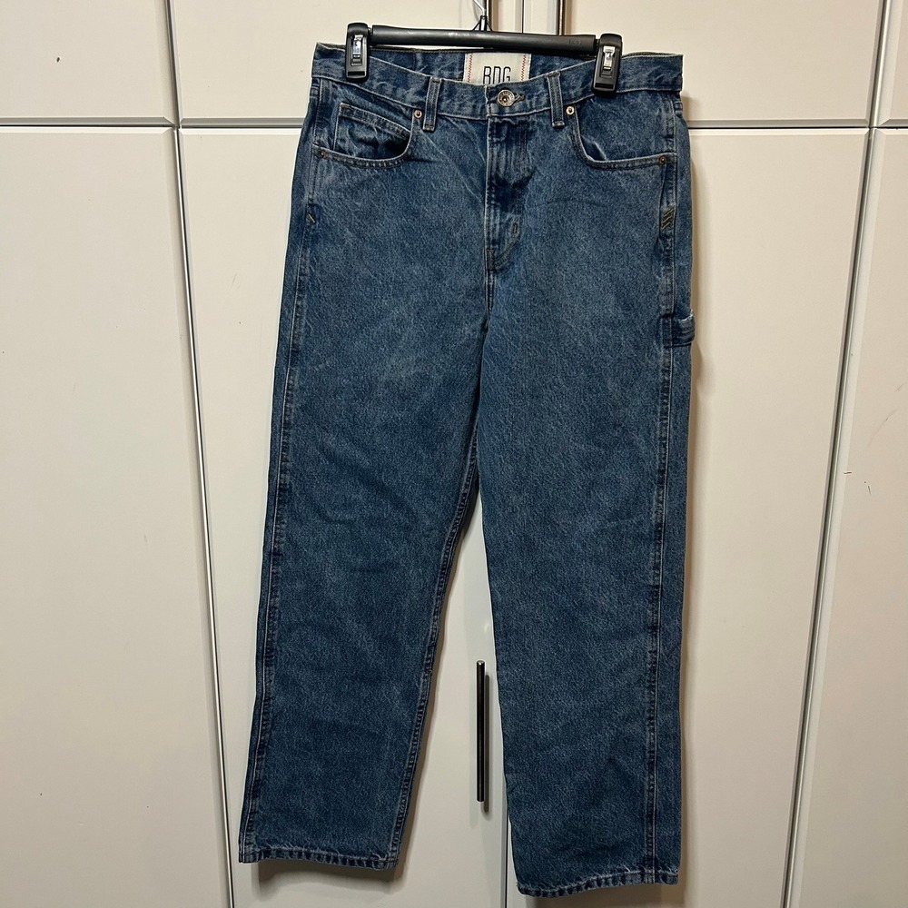 BDG Urban Outfitters Mens Skate Fit Carpenter Jeans Blue Denim 30x27.5